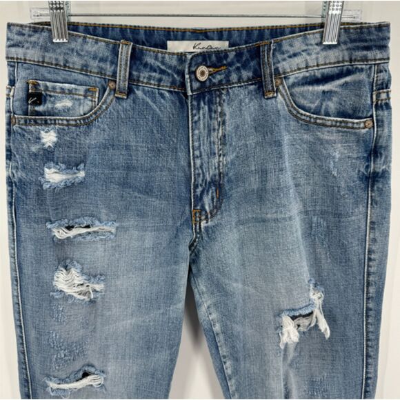KANCAN Distressed Boyfriend Jeans KC6195M Size 28 - Picture 2 of 7